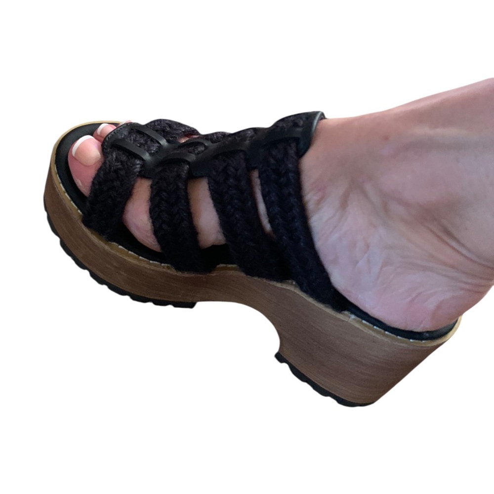 New Matisse Daze Jute Platform Sandals in Black - Picture 13 of 15